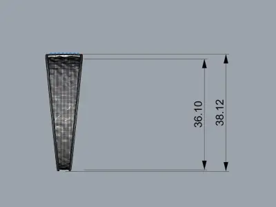 Gold ring 3D print model