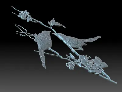 Birds sword 3D print model