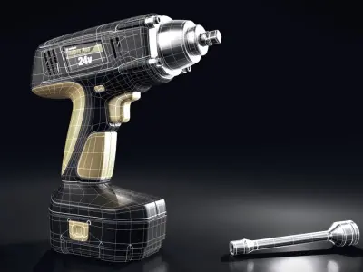 Impact Wrench 3D model