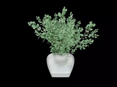 Plant Pot Decor Free 3D model
