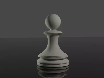 Chess Pawn Free 3D model