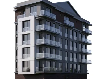 Modern Apartment 3 3D model purchase