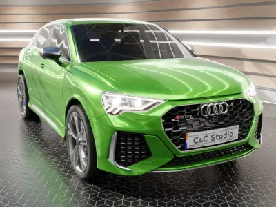 2019 Audi Q3 RS Sportback 3D model