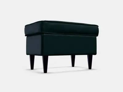 STRANDMON Footstool 1 Low-poly 3D model