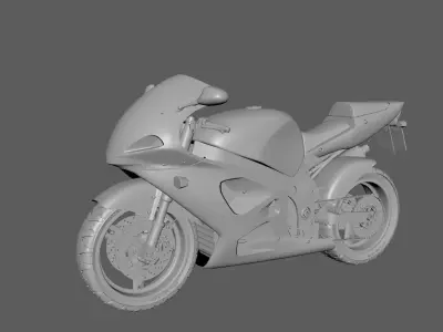 suzuki gsx 750r 3D model