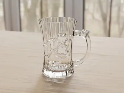 High-end 3d Glass Model Free 3D model