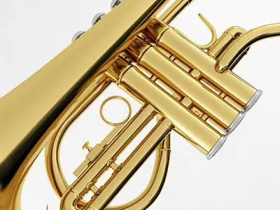 Soprano Cornet 3D model