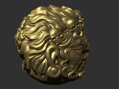 Tibetan Buddha head 3D print model