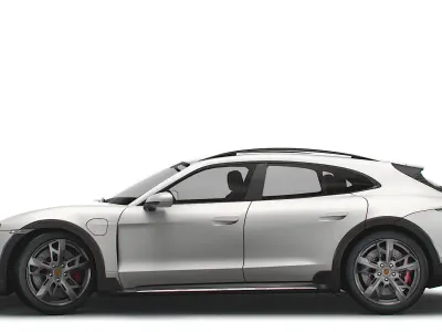 Porsche Taycan Turbo S Cross Turismo 2022 3D model