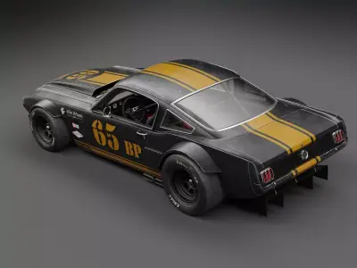 1965 Mustang RK2 3D model