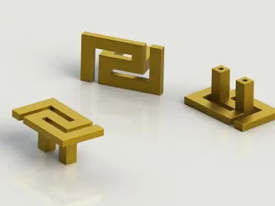 Furniture Handle Model S 3D print model