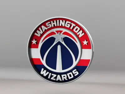 NBA Washington Wizards Logo 3D model