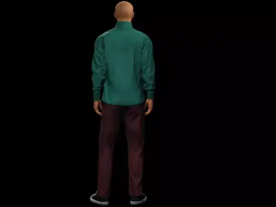 Realistic Male 3D Character Fully Rigged  3D model