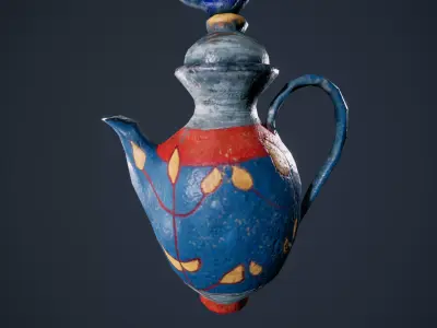 Old Vase Antique HDRP Low-poly 3D model