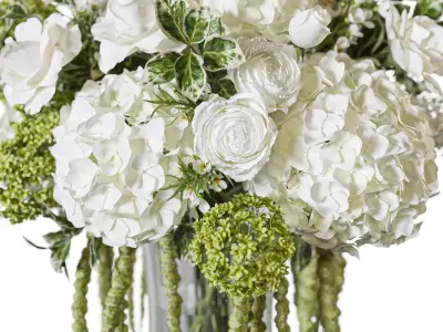 Flower Set 121 Tall bouquet 3D model