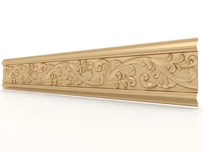 Ceiling Molding 8 - For CNC and Interior 3D model