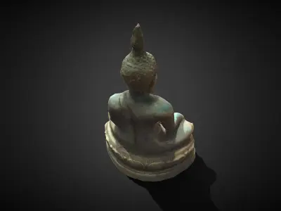 Character - Buddhahood statue 2 3D model