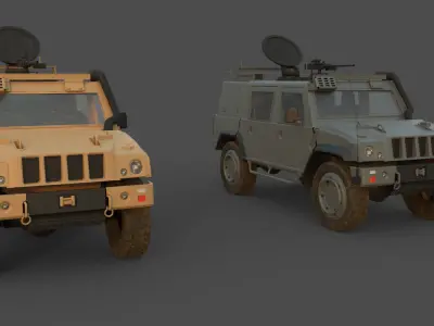 iveco lmv 3D model