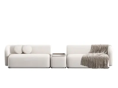 Rene Sofa by Meridiani Set 4 3D model