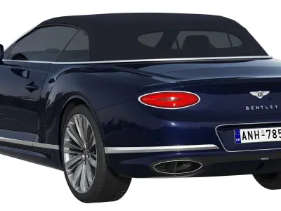 Bentley Continental GT Speed Convertible 3D model