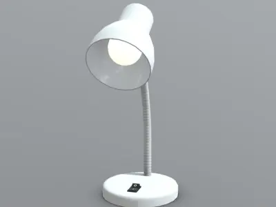 Lamp 2 desk Free low-poly 3D model