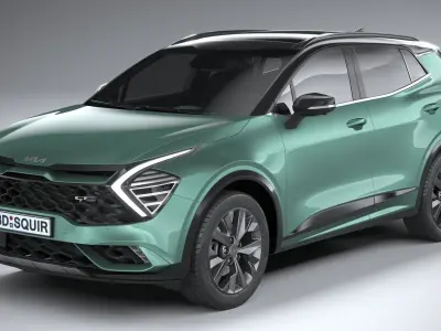 Kia Sportage GT-line 2022 3D model