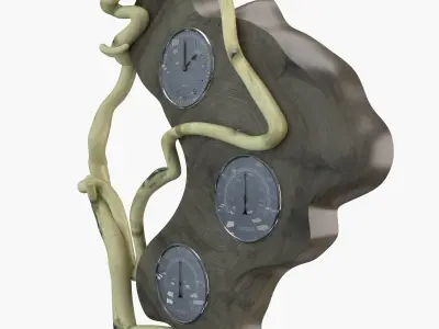 Sauna thermometer 3D model