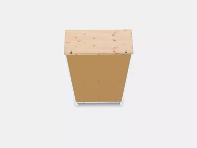 HEMNES Bookcase 1 3D model