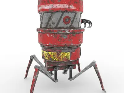 RAK robot Free low-poly 3D model