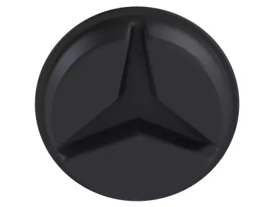 Mercedes logo 01 3D print model