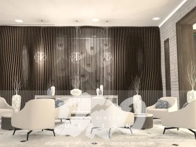 Interior Hotel Lobby - interior only 3D model