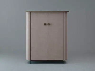 Alexander Bar Cabinet 3D model