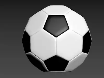 Soccer Ball Free low-poly 3D model