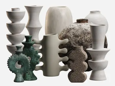 Decorative Vases 3D model