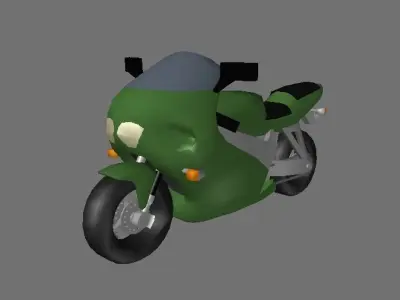 Racing Bike 3D model by Trista