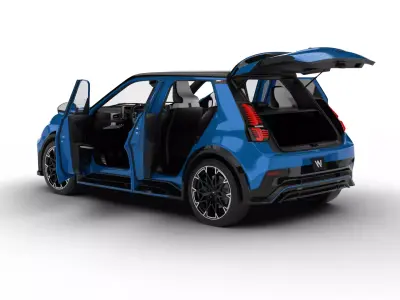 Alpine A290 GTS 2025 HQ 3d model 3D model