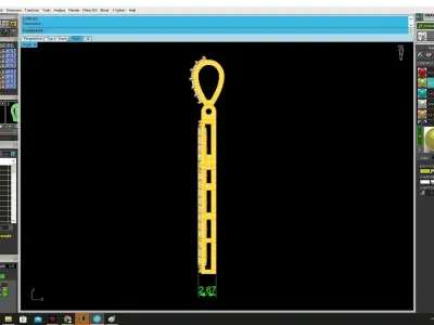 Letter T Diamond Pendant Jewelry 3D Model 4167 3D print model