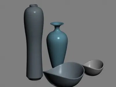 vase 03 3D model order