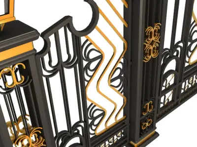 Classic Iron Gate collection 3D model