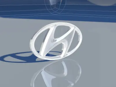Hyundai Emblem 3D model