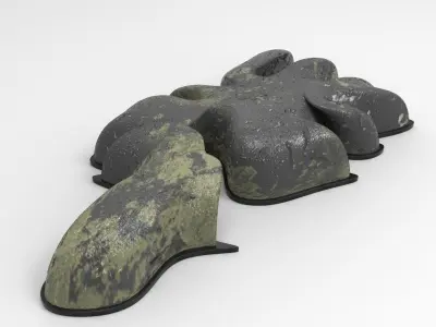 Tain Decor Low-poly 3D model