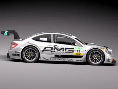 Mercedes C AMG DTM 2012-2014 3D model