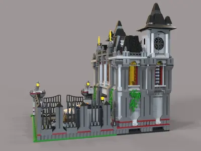 Lego jail 3D model