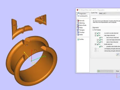 Louis Vuitton Ring 3D print model