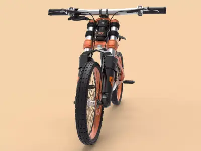 Modern bicycle 3D model