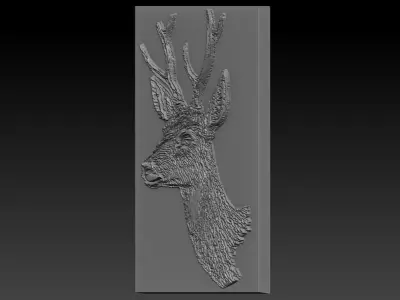 Deer Head 3D print model order