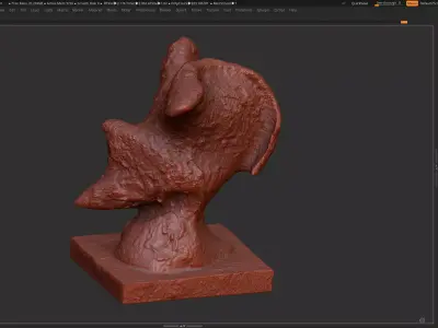 Modern Abstract Decorative sculpture 3d print model 3D print model