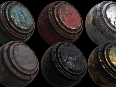 100 Professional High Quality Metal Smart Materials BUNDLE Texture