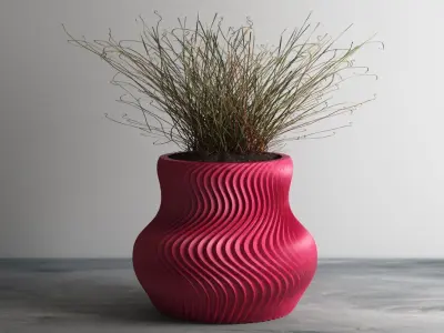 vase pot planter 3d print 872  3D print model