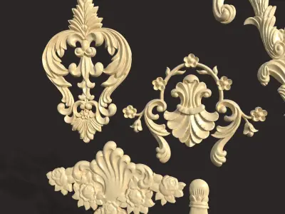 Ornament Kitbash  3D model